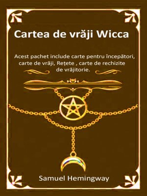 cover image of Cartea de vrăji Wicca